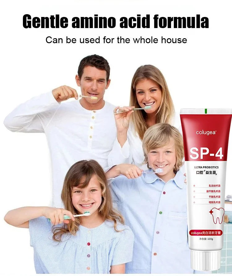 CIBAMU SP-4 Probiotic Whitening Toothpaste (Pack of 4)